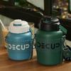 Large Capacity Insulated Crossbody Water Bottle for Girls - Portable, Handheld, with Straw