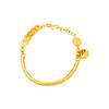 Five Emperors Coin Bracelet Retro Palace Style Fat Fortune Hammer Pattern Half Bracelet Bracelet Women's