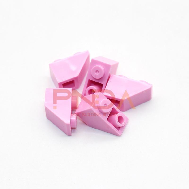 100pcs MOC Slope Inverted 45 2x1 3665 DIY Enlighten Block Bricks Compatible with Assembles Particles Toys for Children
