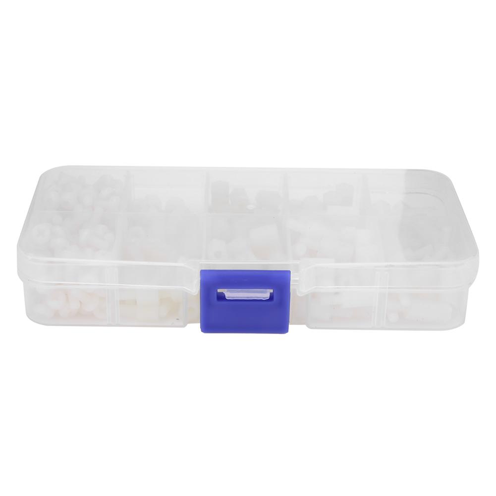 300 Buc Șurub Piuliță Distanțier Nailon F F F M M3 Distanțier pentru Uz Multiplu(alb )