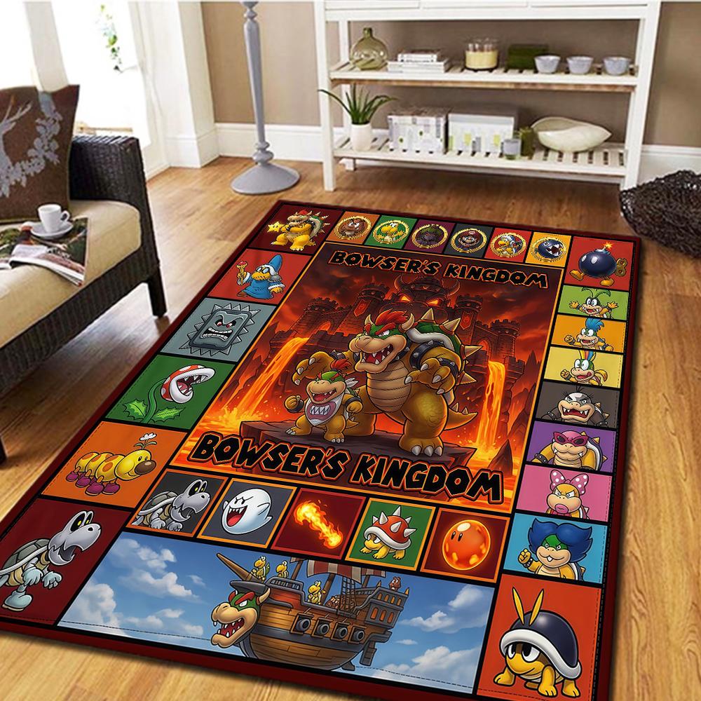 Super Mario Puzzle Digital Printed Carpet, Home Decor Movie Mat, Bedroom Floor Rug, Living Mat -HYQ94
