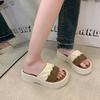 Slippers Women's Summer Wear 2025 New Fashion Thick-bottomed Muffin Sandals Internet Celebrity Super Fire Beach Folds