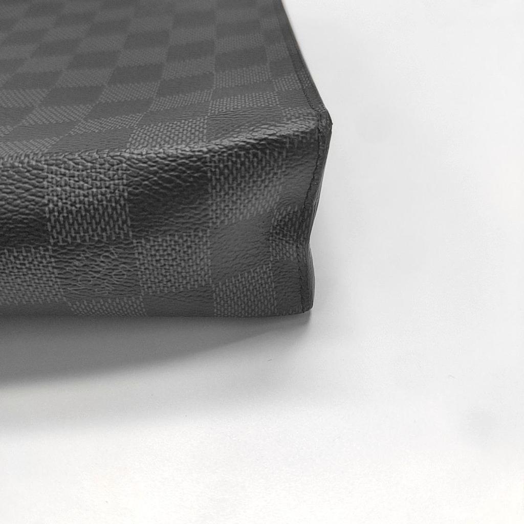 [Pre-Owned] Louis Vuitton Pochette Voyage MM 'Black Damier Graphite Canvas' - Very Good #HGF4N7