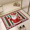 Kitchen Floor Mat Modern Geometric Abstract Carpet Super Absorbent Drainage Rug Non Slip Golden Lines Entry Runner