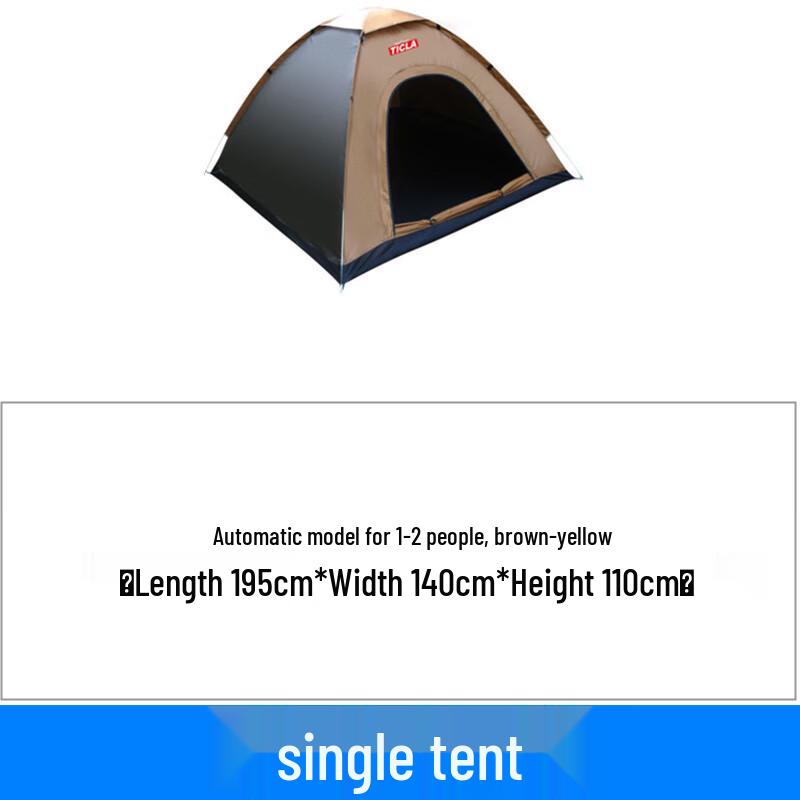 ZIYOUKE Automatic Pop-up Camping Tent 1-2 Person
