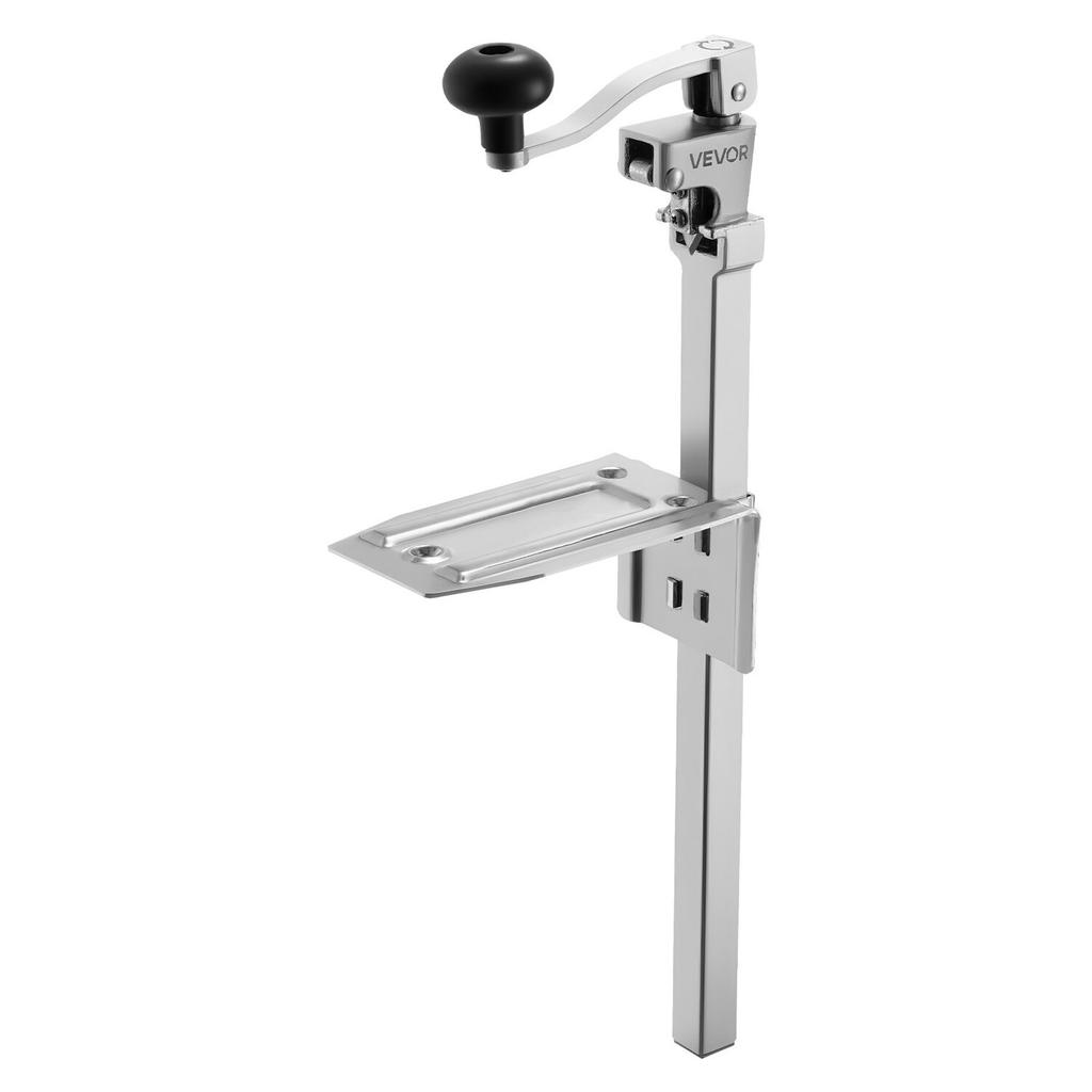 Commercial Can Opener, Heavy-Duty Manual Tabletop Cans Opener for Cans Up to 300 mm Height, Height-Adjustable Professional Can Openers with Stainless