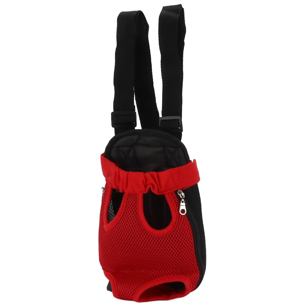 Sac à dos de poitrine pour animal de compagnie Respirant Portable Sac à dos de transport pour animal de compagnie avant Chat Chien pour Randonnée Voyage Vélo Moto