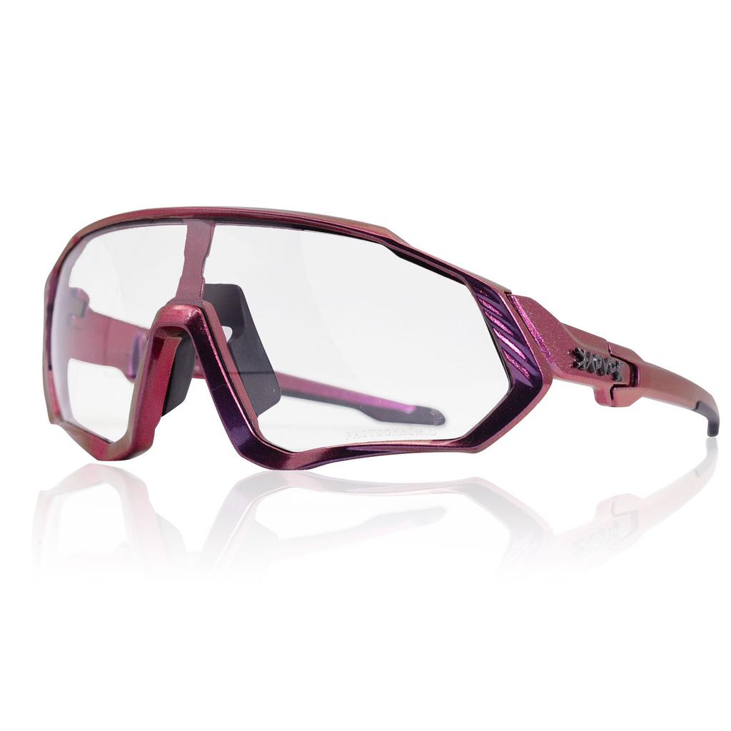 Color-changing cycling glasses with myopia running sports bicycle driving windproof eye protection