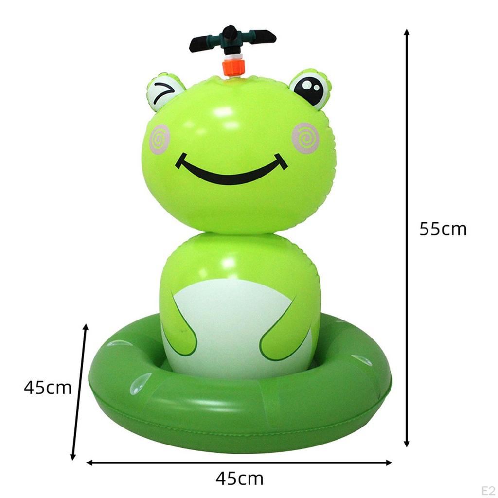 Frog Bath Sprinkler Toy for Summer on The Grassland Fighting Water Spray Toys