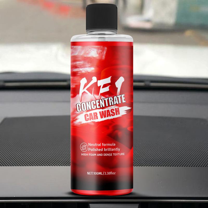 Foam Car Wash Soap Auto Wash Shampoo 100ml Auto Body Cleaner For Trucks Vehicles Concentrated Sedan Exterior Stain Remover