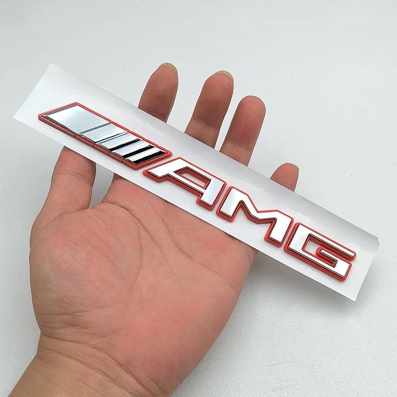

Car Sticker New 3d ABS Logo AMG Emblem Letters Car Trunk Badge For Mercedes Benz A B C E S GLA GLB GLC GLE GLS Vito G Class AMG