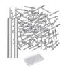 Multifunction Double Ended Nail Set With Installation Tool Metal Skirting Nails Set Quick Installs for Wall & Tile Fixtures