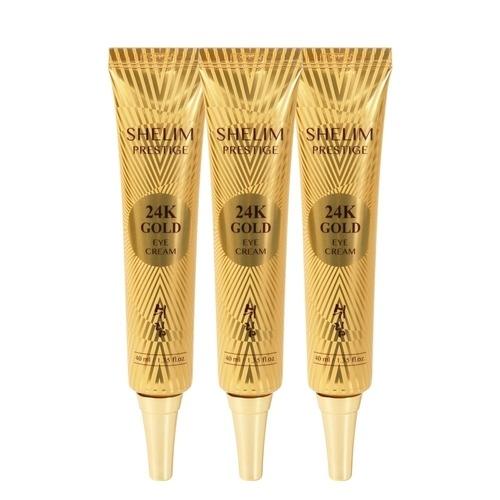 [SHELIM] (3 pieces) SHELIM 24K Gold Prestige Eye Cream Tube 40ml / Premium Eye Wrinkle Improvement & Whitening Functional_636262