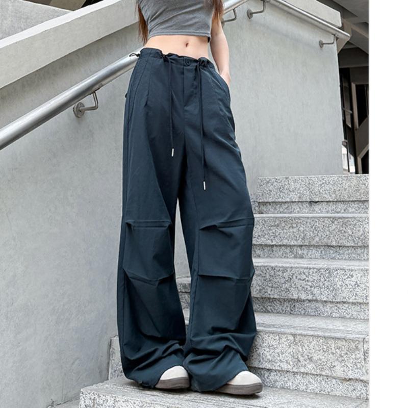 Work Pants for Women In Summer Thin High Waist Loose Parachute Casual Wide-leg Outdoor Spring and Autumn Sports Pants