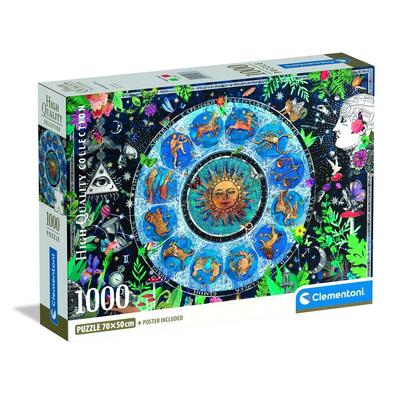 Quebra-cabeça de 1000 Peças. Mapa Astrológico Compacto