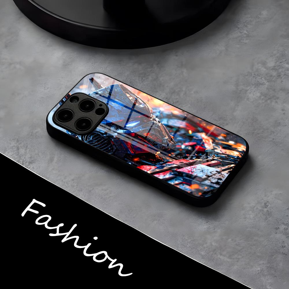 T-Transformers Anime Phone Case For IPhone 17 Pro Max 16 15 14 Pro Max 13 11 X Xs Xr 8 7Plus Glass Cover