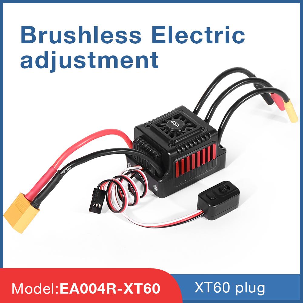 Wtyczka T/XT60 35A 45A 60A Bezszczotkowy regulator obrotów ESC bez czujników Wysokiej jakości bezszczotkowy kontroler prędkości Karta programująca ESC do samochodów RC Ciężarówek RC