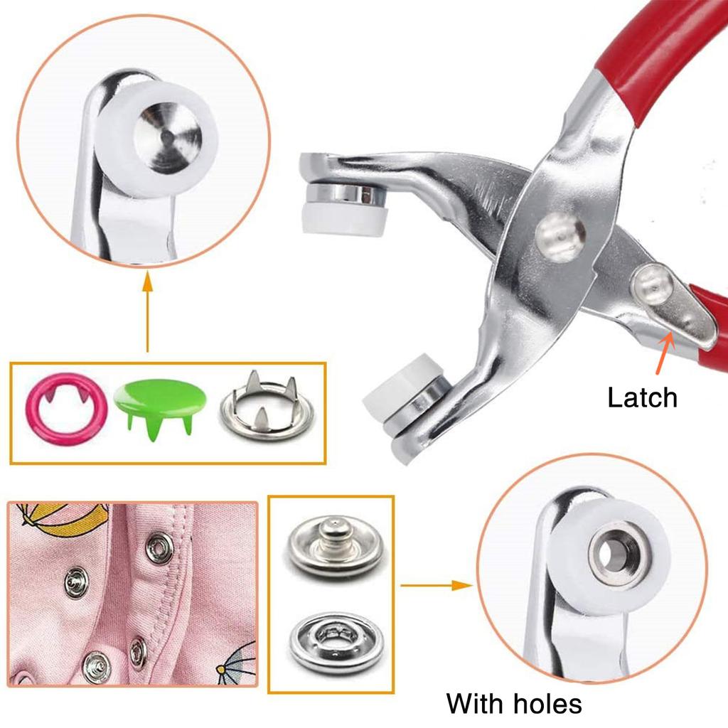 100sets Metal Eyelet and Eyelet Punch Die Tools Hand Press Kit Grommets DIY Manual Tools for Fabric Leather Belts Canvas Shoes