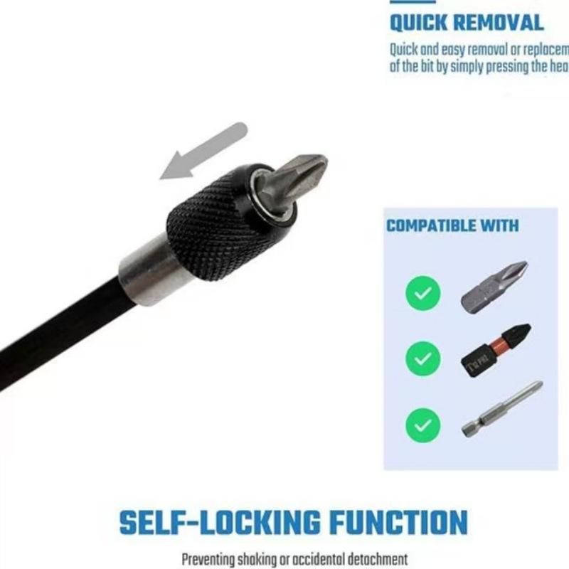 Sechskant Schnellwechsel Selbstverriegelnde Bohrerverlängerungsstange 60/100/150mm Adapter