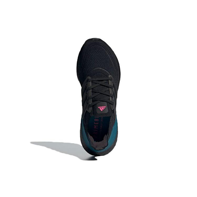 Adidas UltraBoost 21 Black Active Teal Unisex Sneakers Core-Black Carbon FZ1921