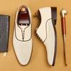 Hollow Leather Shoes Men'S British Dress Business Real Cowhide Summer Breathable Men'S Pointed Oxford Casual Men'S Shoes