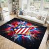 Design Atletico Madryt Kryształowy Aksamitny Dywan Przytulny Nie?Antypoślizgowy Dywan Wzorzysty Do Sypialni Salonu Przedpokoju