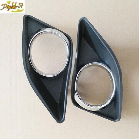 Front Fog Light Bumper Lamp Grille Cover Bezel Fits For Toyota Corolla 2007-2010