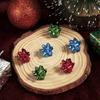 Hot Christmas earrings, Christmas snowflake simple festive earrings, stud earrings, women's earrings combination