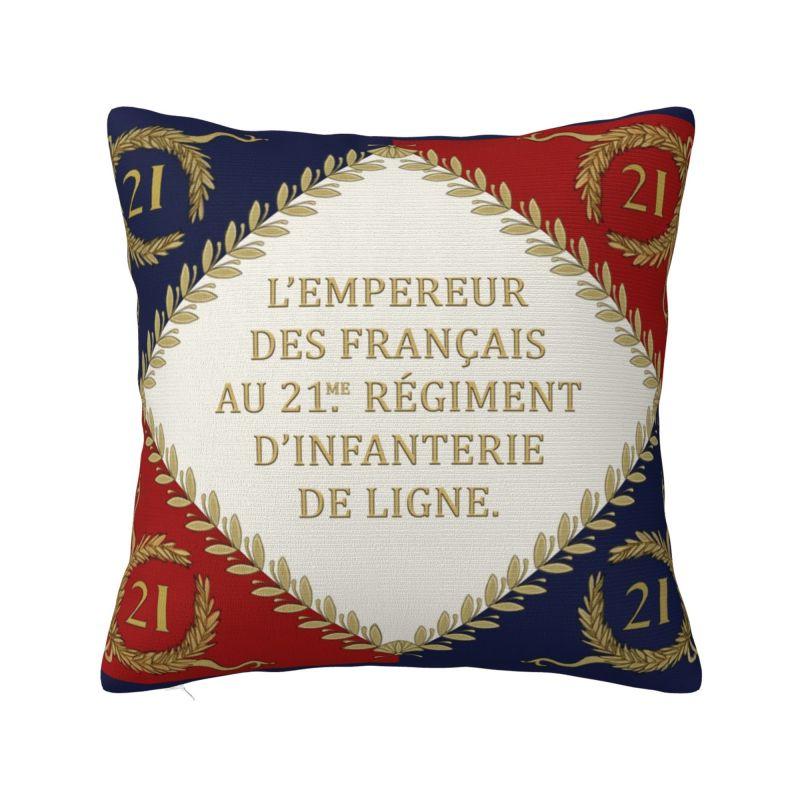 Huse de pernă Royal Standard Napoleon Franța Steag Stema Imperiului Francez Catifea Modernă Husă de pernă Decor pentru casă