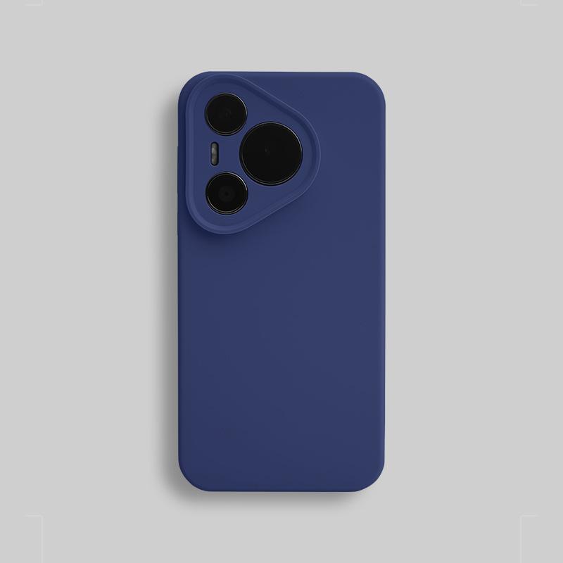 Pure color true liquid silicone is suitable for Huawei Pura70Pro + mobile phone case, fine hole all-inclusive, anti-drop soft cover.