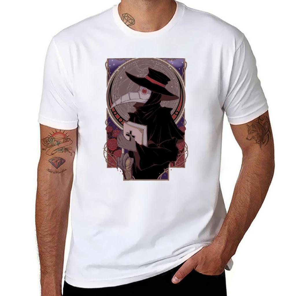 Plague Doctor Art Nouveau Tshirt Basic Comfort Fit For Unisex Tshirt