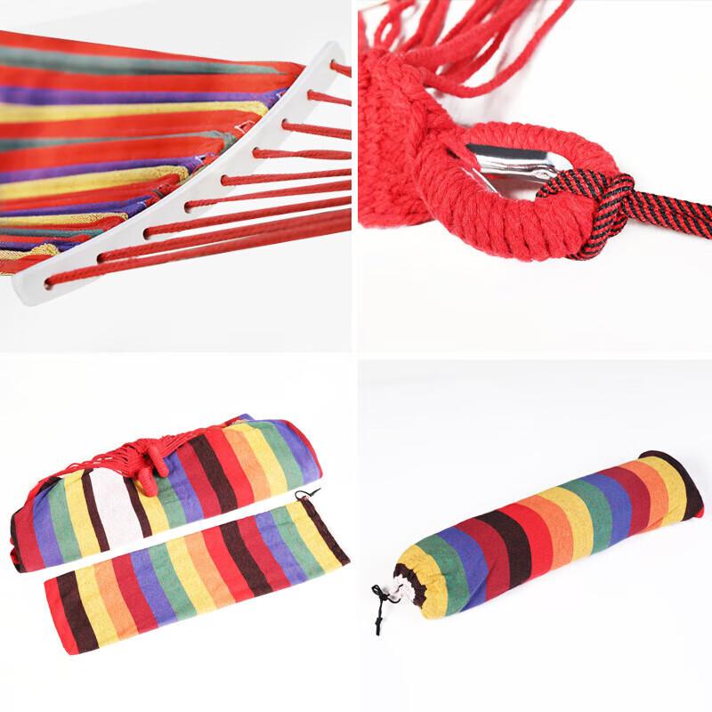 Outdoor Camping Anti-Rollover Canvas Hammock