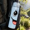 1PC Big Eyes Tongue Out Funny Cartoon Face Print 750ml Color Plastic Sports Water Bottle Leakproof Flip Straw Lid Suitable for Sports Office Home Use