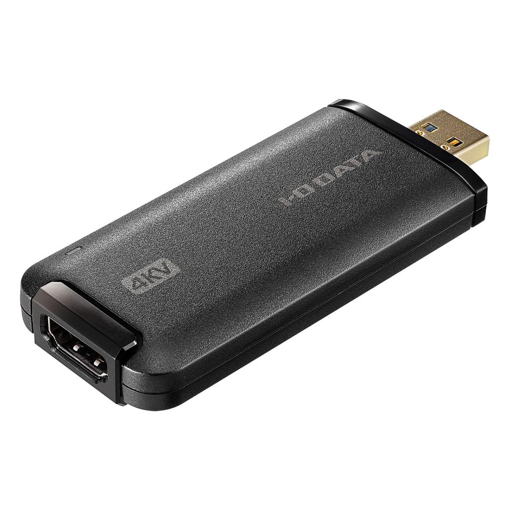 IODATA USB HDMI Conversion 4K UVC Compatible for Japanese Adapter, Capture, DSLR/Video Cameras, Windows/Mac, Manufacturer, GV-HUVC/4KV