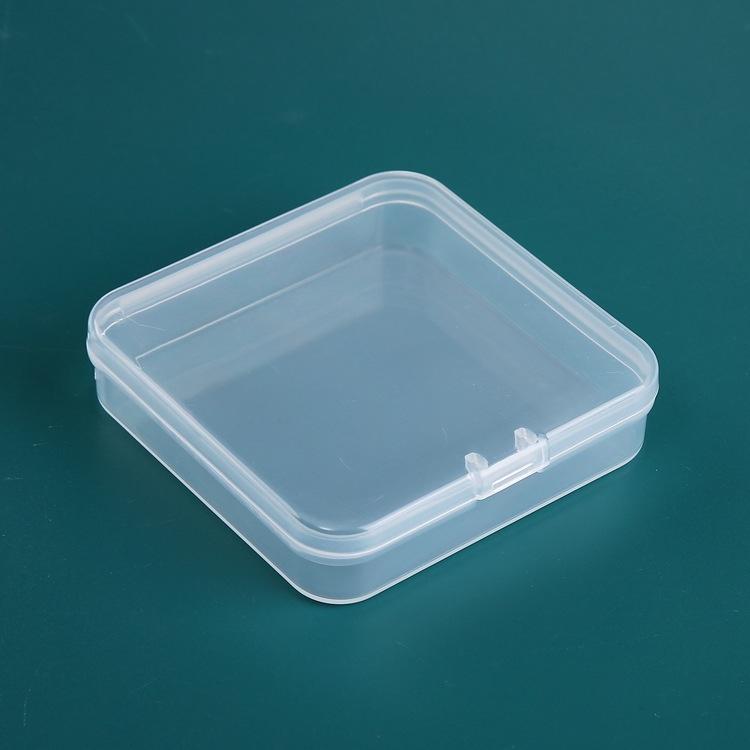 20 Stück Quadratische Kunststoffbox mit Deckel Transparente Aufbewahrungsbox PP Teile Werkzeugkasten Elektronische Bauteile Zubehörbox