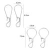 2 Stück Fisch-Lock Stahl Lebendfische Schnalle Angelzubehör Karabinerhaken Stringer Clip Lock Schnalle Angelzubehör
