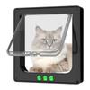 Cat Door Flap Entry and Exit Locking Cover Door/Window Mounted Clear Flap Get-in-whenever Upgraded Door