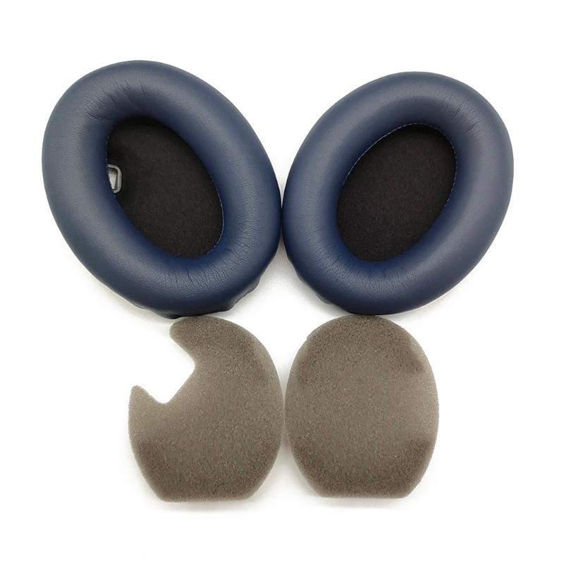Funda de Esponja de Repuesto Cualificada para Auriculares WH-1000XM4 WH1000XM4 Cubierta para Auriculares Aislar Ruido Orejeras para Auriculares