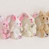 Soft and Adorable Rabbit Plush Toy with DIY Accessories Exquisite Rabbit Keyring Decoration Cute Rabbit Keychain Pendant
