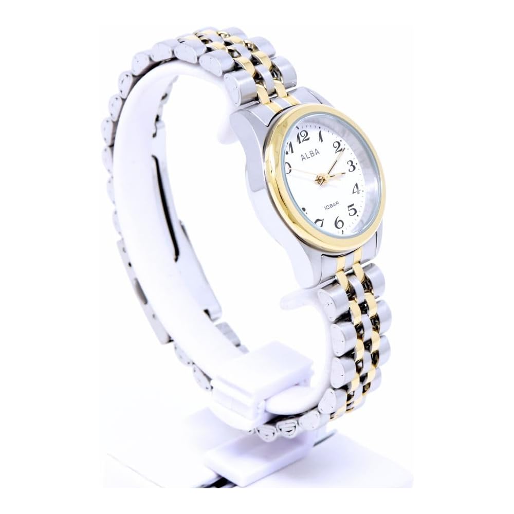 Seiko Alba Women's Quartz Watch Analog Stainless Steel 10 ATM Water Resistant Multi-Color