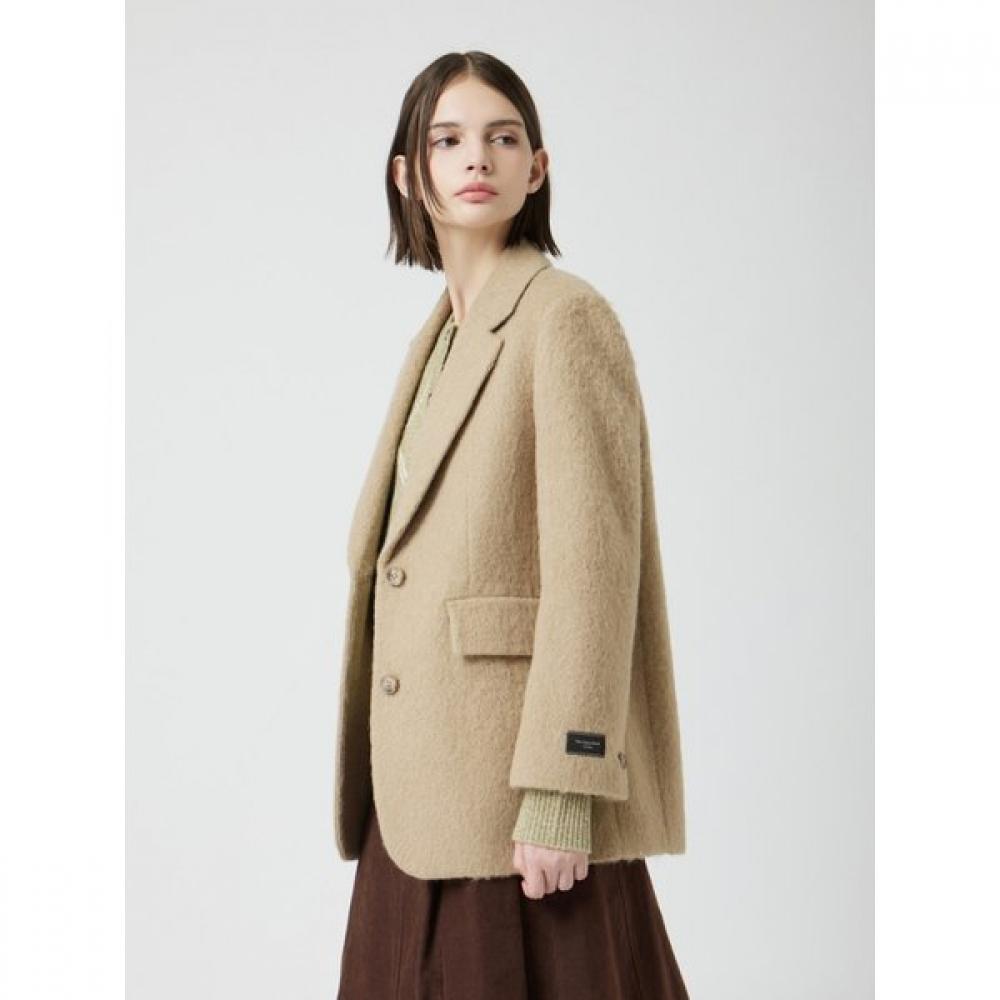 Cc Collect Alpaca Blend Tailored Short Coat  C254msg003c BE/55
