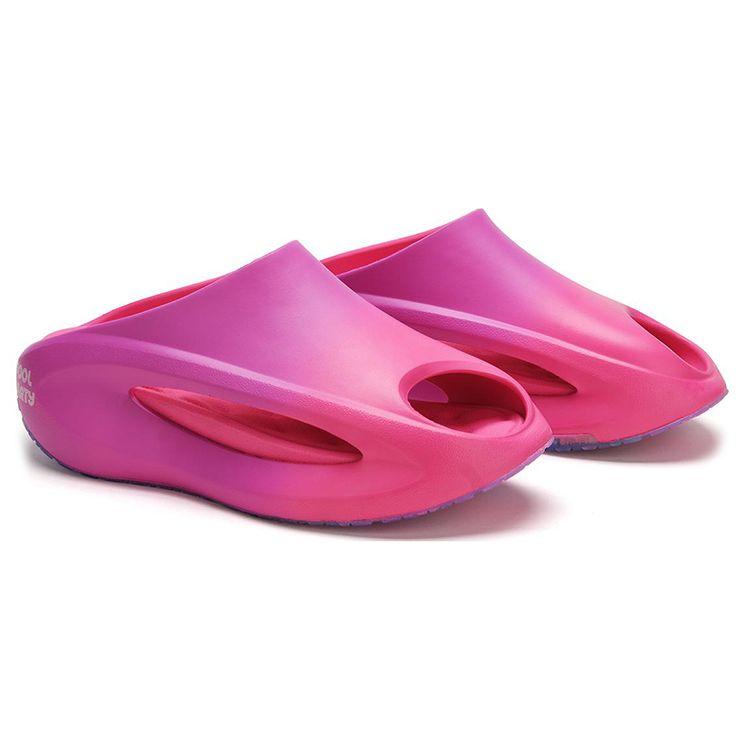 Li Ning League Of Legends X  Cloud Travel Slay Crystal Sole Height Increasing Rebound Silent Slide Sandals Unisex Footwear AZST001-31