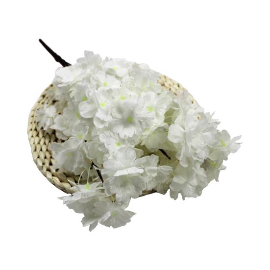 Branches de Cerisier Artificiel 55 cm de Haut Tiges Pêche Fausse Soie Arrangement de Fleurs Artificielles pour Décoration de Table de Maison Mariage