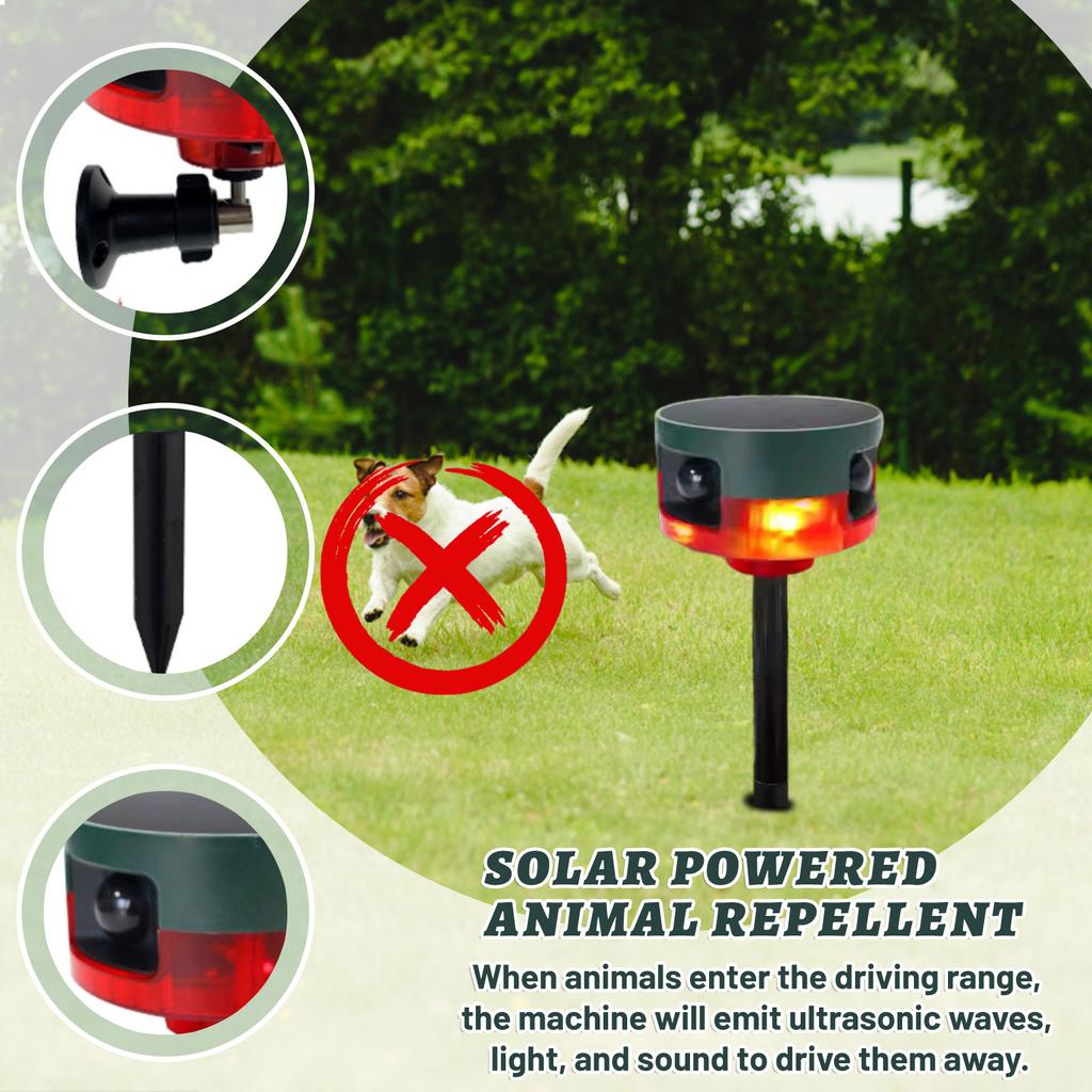 Solar Animal Wild Boar Scarer Light Bird Floor Light
