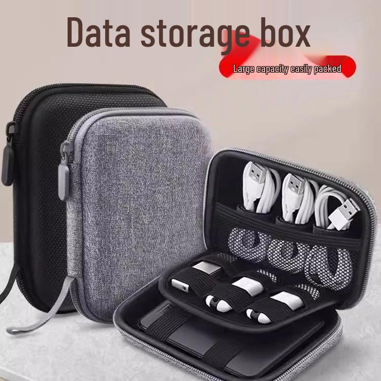 Waterproof Multifunctional Cable Organizer & Protective Digital Storage Pouch for USB Drives, Earphones, and Chargers