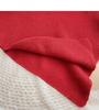 Women's Red High Collar Slim Knit Sweater - Autumn/Winter 2025 Korean Trend