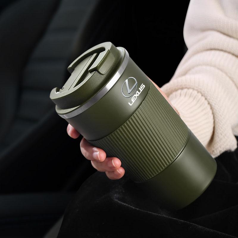 Edelstahl Kaffee Thermosbecher Auto Vakuumflasche Reise Thermobecher Für Lexus IS250 IS200 CT200h GS300 LS430 RX450h LX570 IS300 ES RX LS