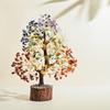 Seven Chakra Gemstone Tree For Chakra Balancing, Home Décor Showpiece, Multi