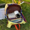 Schoolbag Mori ins new high-value fresh contrasting splicing backpack couple lightweight travel large-capacity backpack