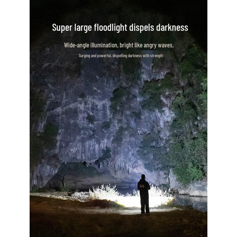 SkyFire Ultra-Bright Long-Range Rechargeable LED Flashlight